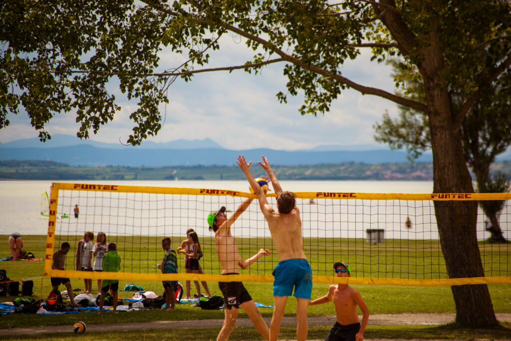 Ein Volleyballmatch